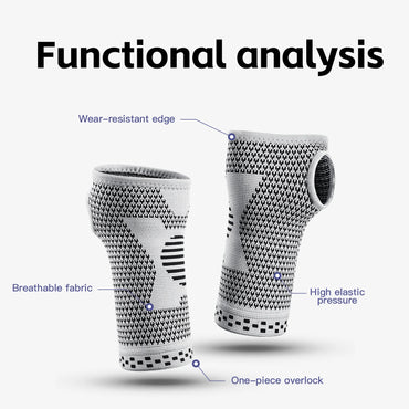 Gym Sports Wristband Wrist Protector Palm Guard Wrist Support Adjustable Wrist Brace Strap Compression Gloves for Carpal Tunnel