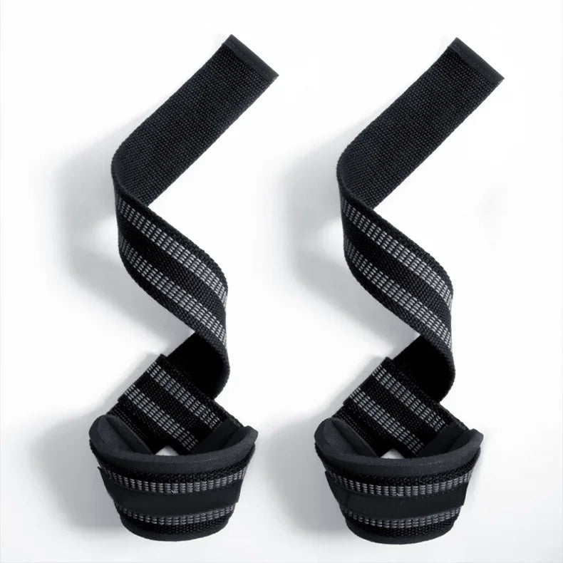 2 Pcs Gym Lifting Straps Fitness Gloves Anti-slip Hand Wraps Wrist Straps Support For Weight Lifting Powerlifting Training