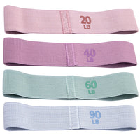 Hip Resistance Bands Anti-Slip Stretch Fitness Strips Portable Glute Thigh Elastic Bands Yoga Gym Equipment