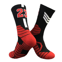 Professional Star Basketball Socks Elite Thick Sports Socks Adults Kids Non-slip Breathable Durable Towel Bottom Sports Socks