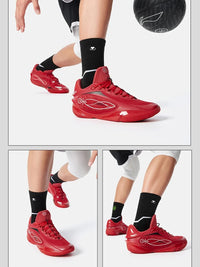 Li-Ning Men's WADE 808 5 ULTRA Professional Basketball Shoes SUPER BOOM Cushioning Wearable LiNing Sneakers Sport Shoes ABAV015