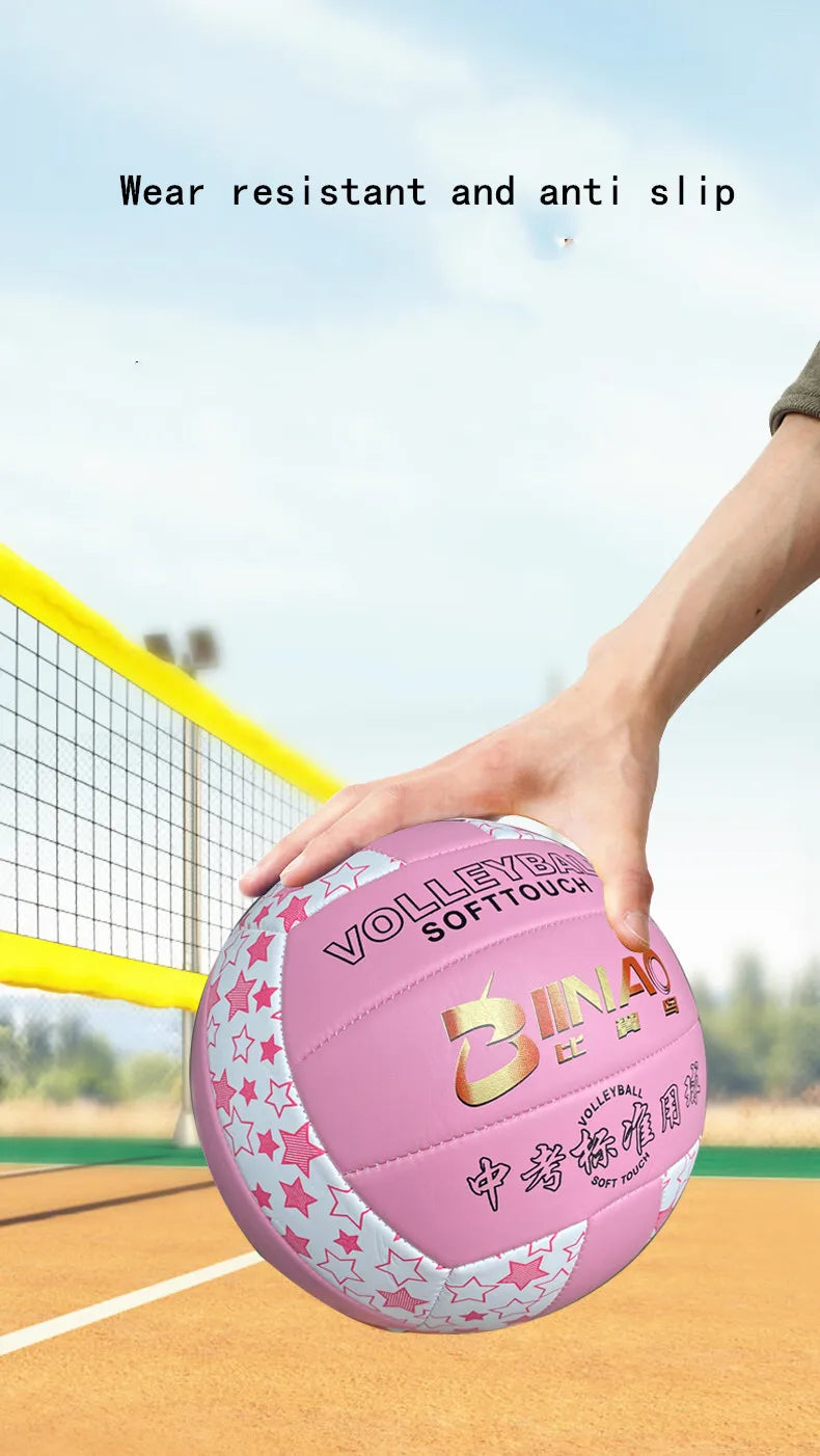 Soft Size 5 Volleyball Professional Training Match Game Ball for Youth Beginners Indoor Practice Ball Outdoor Beach Volleyball