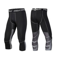 Men's Compression Pants Cycling Running Basketball Soccer Elasticity Sweatpants Fitness Tights Legging Trousers Rash Guard