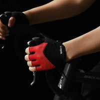 Cycling Half Finger Gloves Bike MTB Gloves Breathable Short Finger Thickened Palm Shock-Absorbing Anti Slip Outdoor Sport Gloves
