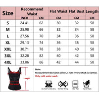 Sweat Waist Trainer Vest Slimming Corset for Weight Loss Body Shaper Sauna Suits Compression Shapewear Belly Girdles Tank Tops