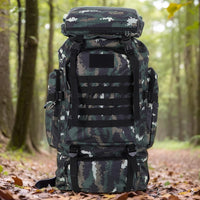 80L Comfort Breathable Camouflage Backpack Waterproof Wear-resistant Climbing Backpack Outdoor Sports Rucksack Ski Hiking Bags