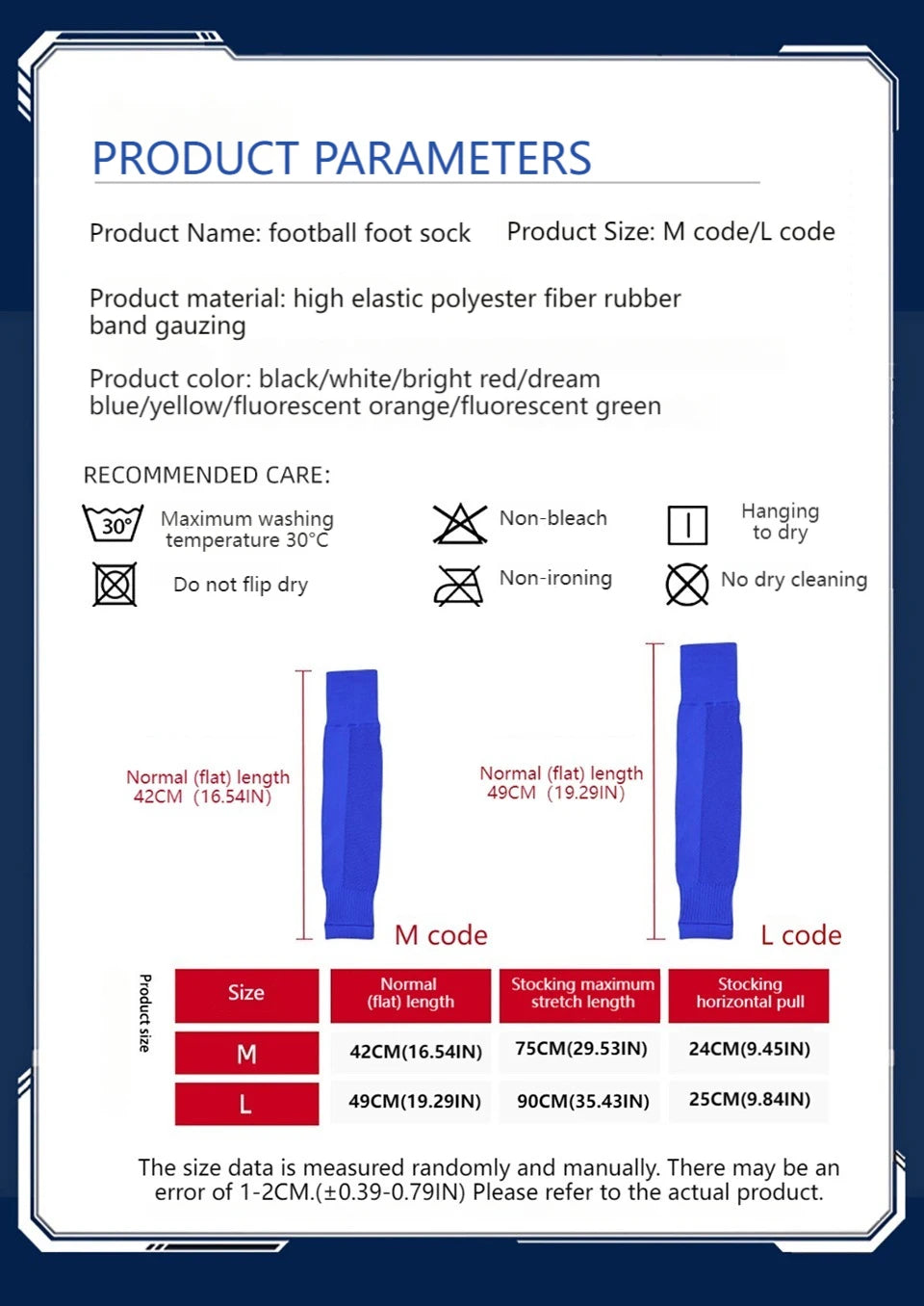 Loogdeel 1Pair Football Sock Calf Sleeves Adult Knee Protection Sports Socks High Tube Breathable Soccer Leg Warmers Shin Guard