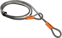 KryptoFlex 710 7FT Double Loop Bike Lock, 10mm Braided Steel Anti-Theft Cable with Looped Ends