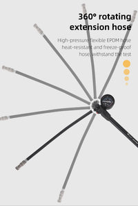 WEST BIKING Portable High-pressure 300psi Bike Air Pump with Gauge for Fork & Rear Suspension Shock Absorber Mountain Bicycle