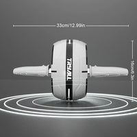 Abdominal Exercise Wheel Anti-Slip Rebound Core Strength Trainer Detachable Roller Wheel for Home and Gym Fitness Equipment