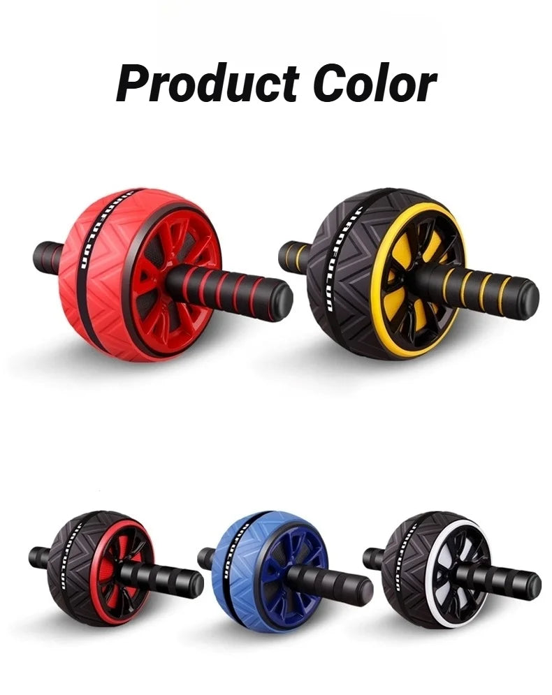 Big Roller For ABS Workout Wheel Exercise Equipment Core Abdominal Home Gym Muscle Device Fitness Men And Women Weight Loss