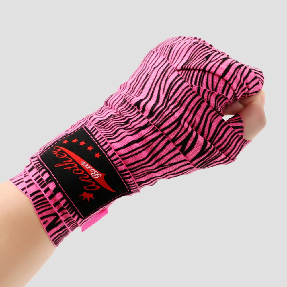 3/5M Bandage Gloves Elastic Boxing Hand Wraps Breathable Muay Thai Hand Bandage Printing for Kickboxing Muay Thai & MMA