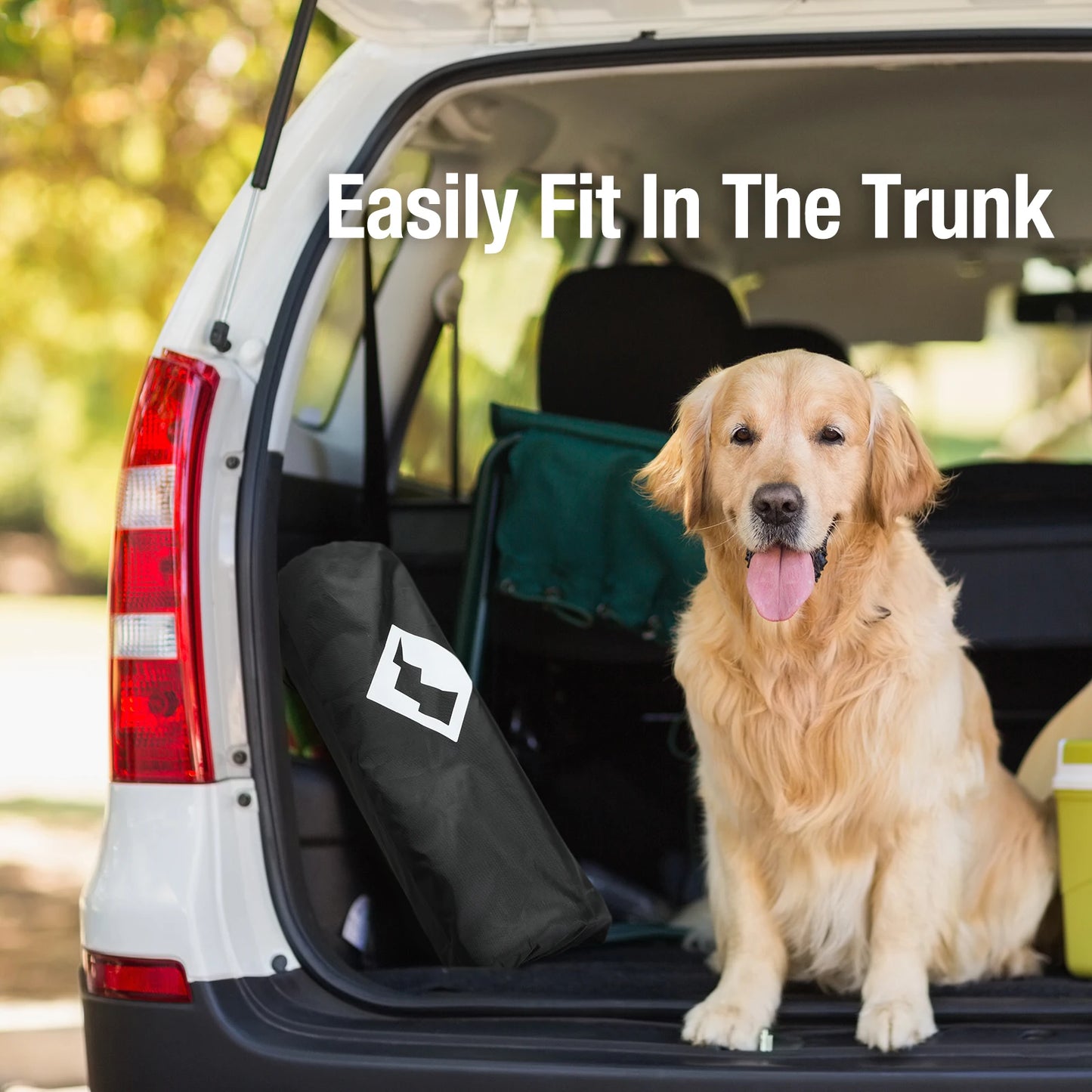 VILLEY Portable Camping Side Table, Ultralight Aluminum Folding Beach Table with Carry Bag for Outdoor Cooking, Picnic, Camp