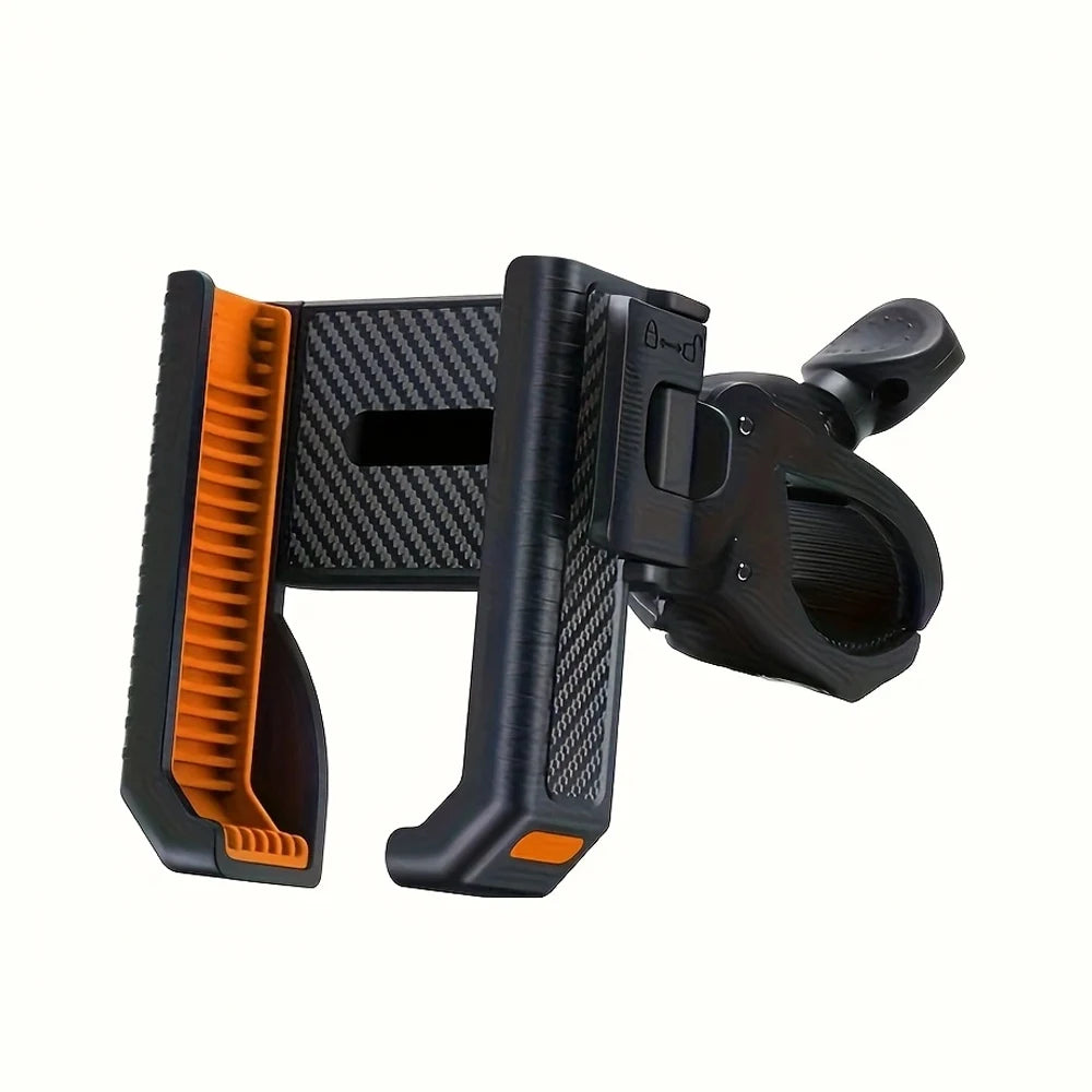 Bike Phone Holder Stand Bicycle Motorcycle Handlebar Mobile Phone Mount Clip GPS Support Shockproof Bracket for 4.5-7.0” Phones