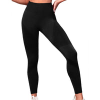 High Waist Compression Leggings with Butt Lift Technology for Women - Tummy Control Yoga Pants with Stretchy Contour Design