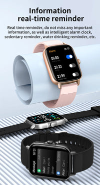 EIGIIS 2025 Smart Watch for Men Women Fitness Tracker with Heart Rate Sleep Monitor Activity Tracker 1.69" HD Waterproof Watch