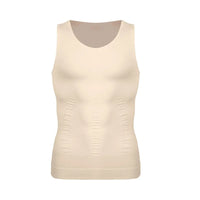 Men Compression Vest Sleeveless Shapewear Slimming Body Shaper Shirt Gym Workout Corset Tummy Control Tank Top Abs Abdomen