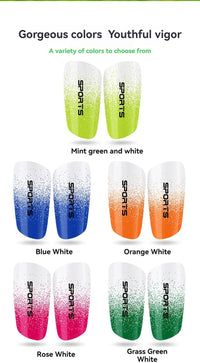 Loogdeel 1 Pair Soccer Shin Guards Insert Board Boy Training Legging Protective Football Protectors Pads Adult Kids Shinguards