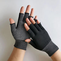 Half Finger Fishing Gloves Breathable Driving Gloves Non-slip Riding Gloves Workout Mittens for Cycling Fishing Driving