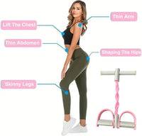 Foot Resistance Bands Set 25x20cm, Pulling Bands for Leg Arm Chest Workout, Home Gym Exercise Equipment