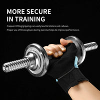 Workout Gloves Men Women Gym Lifting Fitness Climbing Exercises Work Out Wrist Belt Shock Absorb Foam Pad Palm Crossfit
