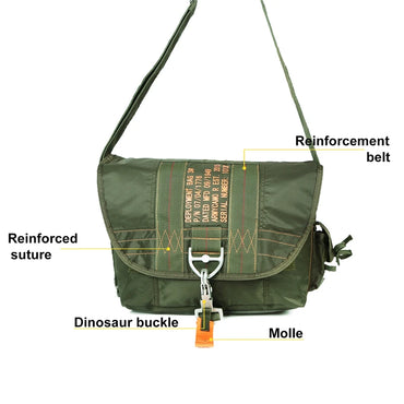 Tactical Shoulder Sling Bag Nylon Waterproof Outdoor Chest Pack for Men Traveling Trekking Camping Rover Sling Daypack