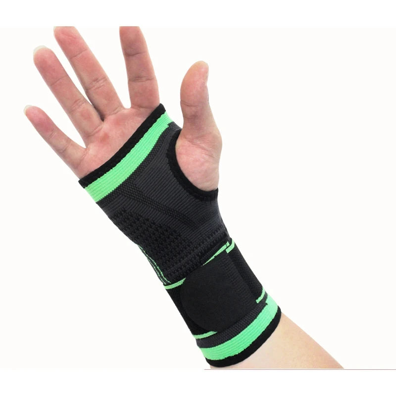 Gym Fitness Gloves Wrist Support Sports Wristband Therapy Protector Fingerless Safety Body Building Entertainment 1Piece
