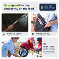 Woowind BP188 Bike Pump The Pro Electric Bicycle Pump Tire Inflator Portable Air Compressor - 120 PSI