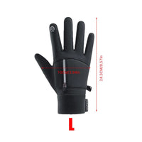 Cycling Windproof Gloves Windproof Outdoor Full Finger Cycling Gloves Pocket Design Screen Touch Cycling Gloves For Sports