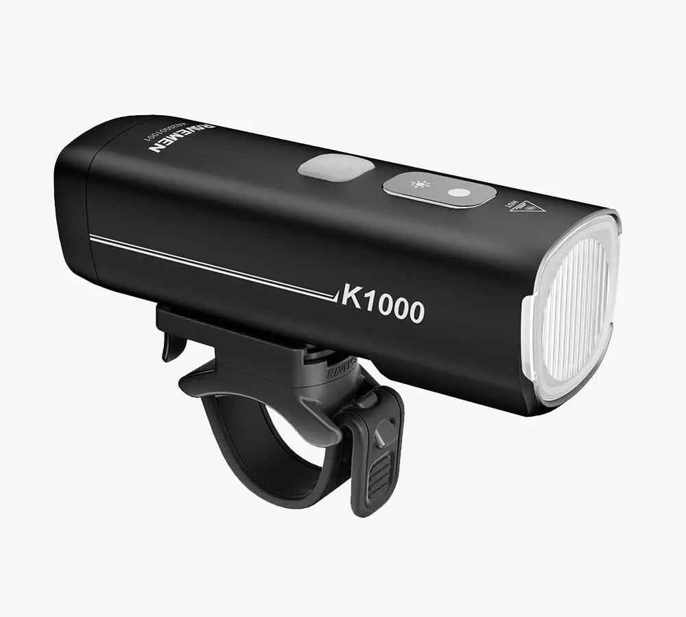 K1000 Smart Front Bike Light, 1000 Lumen USB-C Rechargeable with Auto Brightness