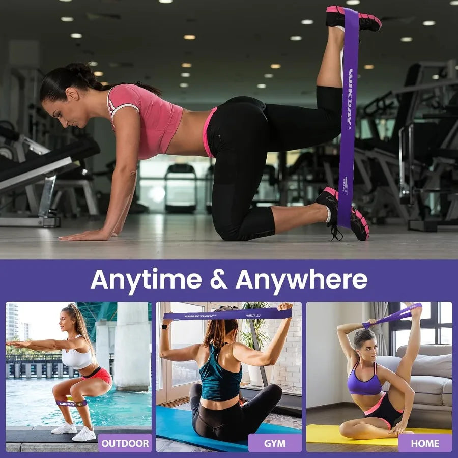 Resistance Bands for Working Out Exercise Loop Bands Workout Bands 5Pcs Set for Men Women Body Stretching Crossfit Training Home