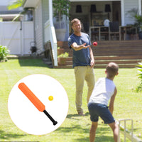2Set Cricket Baseball Bat Kit Beginner Friendly Portable Sports Equipment Parent Interaction Indoor Outdoor