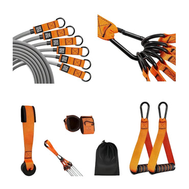 Resistance Bands Exercise Bands Heavy Duty Fitness Bands Set with Handles Workout Bands Weight Bands for Yoga Home Workouts