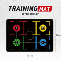 Basketball Training Mat Children and Student Indoor Basketball Dribble Control Training Mat 40X60 cm No Noise Nonslip Dribbling