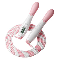 Beaded Jump Rope Skipping Rope Adjustable Length Plastic Segmented Jump Rope Soft Beaded Skipping Rope for Gym Fitness Exercise