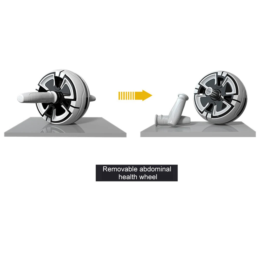 Abdominal Rebound Core Strength Trainer Detachable Rebound Wheel Gymnastic Wheel for Home and Gym Fitness Equipment