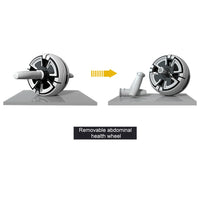 Abdominal Rebound Core Strength Trainer Detachable Rebound Wheel Gymnastic Wheel for Home and Gym Fitness Equipment