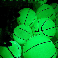 Luminescent Basketball Light Up Glowings Basketball Toddler Bouncy Balls Light Up BasketBall For Indoor Outdoor Play Games