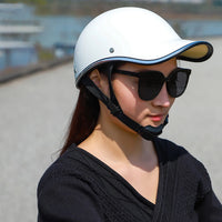 Baseball Hat Style Adult Electric Bicycle Helmets Extended Brim Cycling Helmet Impact Resistance Sunscreen Cycling Equipment