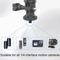 Handlebar Mount Bracket 360 Rotating Motorcycle Bike Camera Holder for Insta360 DJI Action Camera