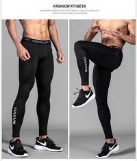 Mens Warm Compression Leggings 1-2 Pcs Sport Training Pants Dry Fit Running Tights Fitness Basketball Jogging Fleece Trousers