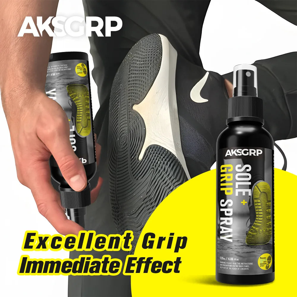 Basketball Shoe Grip Spray - Improve Sole Traction & Court Grip - Rejuvenate & Elongate Sneaker Life -for Various shoes,120ml