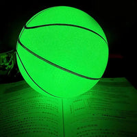 Luminescent Basketball Light Up Glowings Basketball Toddler Bouncy Balls Light Up BasketBall For Indoor Outdoor Play Games