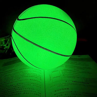 Luminescent Basketball Light Up Glowings Basketball Toddler Bouncy Balls Light Up BasketBall For Indoor Outdoor Play Games