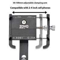 Bike Phone Mount Bicycle Phone Clip Anti-Shake Bike Phone Holder Clamp Adjustable Bicycle Mobile Phone Support for MTB Road Bike