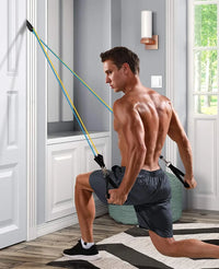 Pilates Bar Kit with Resistance Bands Multifunctional Yoga Bar Portable Home Gym Resistance Bar Kit for Full Body Workouts