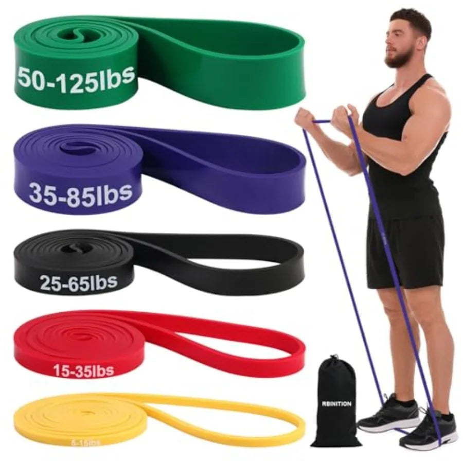 Resistance Bands, Pull Up Assistance Bands Set for Working Out, Exercise Workout Bands for Men & Women, Body Stretching, Physica