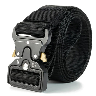 Men's Tactical Belt Heavy-Duty Nylon Belt With Quick-Release Buckle | Adjustable Work Belt For Outdoor Training