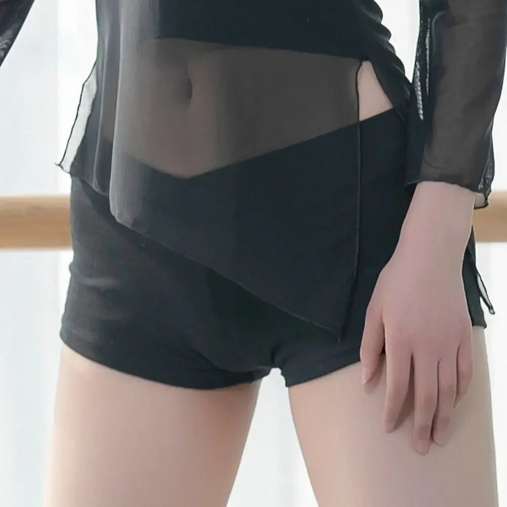 Women Ultra Short Sports Shorts New Casual Sexy Tight Low Waist Shorts Summer Fitness Running Black Ballet Pants