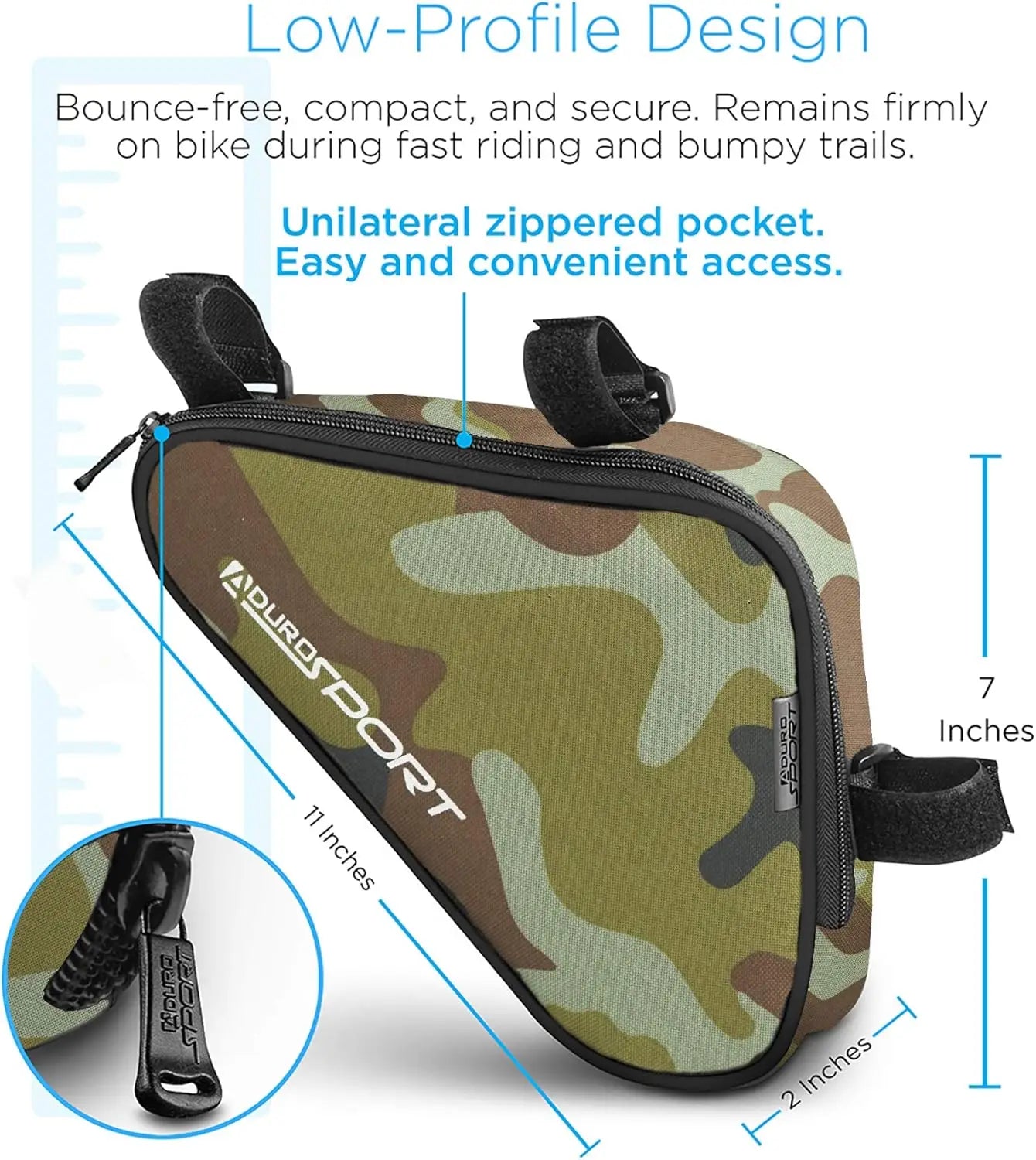 Bicycle Bike Storage Bag Triangle Saddle Frame Pouch for Cycling